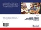 Haron Mutua, Nga Mutua, Ngau Mutua - Human Resource Management Practices Affecting Performance of Employees