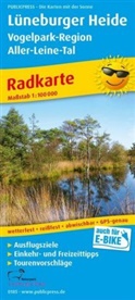 PUBLICPRESS Radkarte Lüneburger Heide - Vogelpark-Region, Aller-Leine-Tal