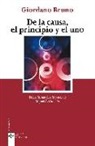 Giordano Bruno - De la causa, el principio y el uno