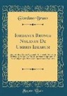 Giordano Bruno - Iordanus Brunus Nolanus De Umbris Idearum