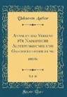Unknown Author - Annalen des Vereins für Nassauische Altertumskunde und Geschichtsforschung, Vol. 18