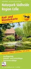 PublicPress Rad- und Wanderkarte Naturpark Südheide, Region Celle