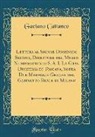 Gaetano Cattaneo - Lettera Al Signor Domenico Sestini, Direttore del Museo Numismatico Di S. A. I. La Gran Duchessa Di Toscana, Sopra Due Medaglie Greche del Gabinetto R
