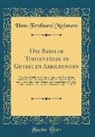 Hans Ferdinand Mamann, Hans Ferdinand Massmann - Die Baseler Todtentänze in Getreuen Abbildungen