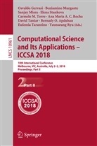 Bernady O. Apduhan, Osvaldo Gervasi, Sanjay Misra, Sanjay Misra et al, Beniamin Murgante, Beniamino Murgante... - Computational Science and Its Applications - ICCSA 2018
