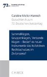 Caroline Meller-Hannich - Verhandlungen des 72. Deutschen Juristentages Leipzig 2018 Bd. I: Gutachten Teil A: Sammelklagen, Gruppenklagen, Verbandsklagen - Bedarf es neuer Instrumente des kollektiven Rechtsschutzes im Zivilprozess?
