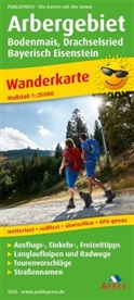 PublicPress Wanderkarte Arbergebiet - Bodenmais, Drachselried, Bayerisch Eisenstein