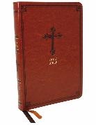 Thomas Nelson, Thomas Nelson - Kjv, Thinline Bible, Large Print, Leathersoft, Brown, Red Letter