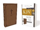 Thomas Nelson, Thomas Nelson - Kjv, Value Thinline Bible, Compact, Leathersoft, Brown, Red Letter