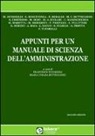 M. Chiara Buttiglione, Francesco Tufarelli - Appunti per un manuale di scienza dell'amministrazione
