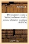 Duchateau, Duchâteau - Denonciation contre la societe