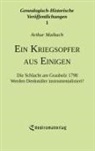 Arthur Maibach, Arthur Maibach - Ein Kriegsopfer aus Einigen