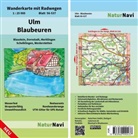 NaturNav, NaturNavi - NaturNavi Wanderkarte mit Radwegen Ulm - Blaubeuren