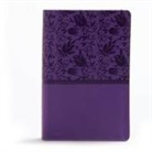 Holman Bible Publishers, Holman Bible Staff - KJV Large Print Personal Size Reference Bible, Purple Leathertouch Indexed