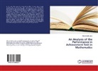 Gloria Sophia Jaso - An Analysis of the Performance in Achievement Test in Mathematics