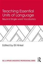 Eli Hinkel, Eli (Seattle Pacific University Hinkel, Eli Hinkel - Teaching Essential Units of Language