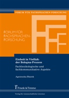 Agnieszka B¿a¿ek, Agnieszka Blazek - Einheit in Vielfalt: der Bologna-Prozess