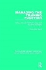 Christopher Gane, Christopher (Christopher Passed Away in 2019 Gane, Gane Gane, Gane Christopher - Managing the Training Function