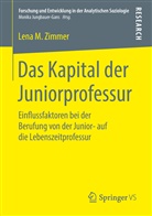 Lena M Zimmer, Lena M. Zimmer - Das Kapital der Juniorprofessur