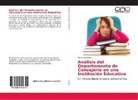 Marco Gutiérrez - Análisis del Departamento de Consejería en una Institución Educativa