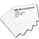 Verlag Ademo - Karteikarten 200 Stück A5 weiß liniert