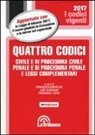 L. Alibrandi, F. Bartolini, P. Corso - Quattro codici. Civile e di procedura civile, penale e di procedura penale e leggi complementari