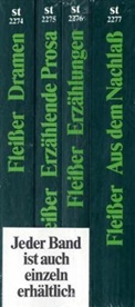 Marieluise Fleißer, Günther Rühle - Gesammelte Werke