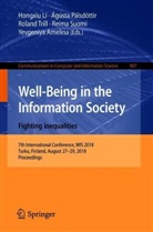 Yevgeniya Amelina, Hongxiu Li, Ágúst Pálsdóttir, Ágústa Pálsdóttir, Reima Suomi, Roland Trill... - Well-Being in the Information Society. Fighting Inequalities