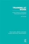 Jeff Hyman, Jeff (University of Aberdeen Hyman, Jeff (University of Greenwich Hyman - Training At Work