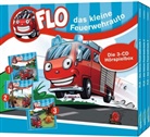 Christian Mörken - Flo - das kleine Feuerwehrauto - Die 3-CD Hörspielbox 1, Audio-CD (Hörbuch)