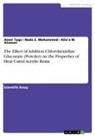 Alia'a W Alomari, Alia'a W. Alomari, Nada Mohammed, Nada Z Mohammed, Nada Z. Mohammed, Ame Taqa... - The Effect of Addition Chlorohexiidine Gluconate (Powder) on the Properties of Heat Cured Acrylic Resin