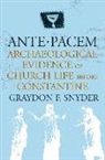 Graydon F Snyder, Graydon F. Snyder - Ante Pacem