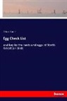 Oliver Davie - Egg Check List