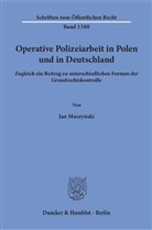 Jan Muszy?ski, Jan Muszynski - Operative Polizeiarbeit in Polen und in Deutschland