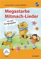 Jennife Böttcher, Jennifer Böttcher, Leonar Hahn, Leonard Hahn, Alexa Riemann - Megastarke Mitmachlieder - mit dem Bewegungsbiber, m. Audio-CD