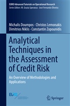 Michael Doumpos, Michali Doumpos, Michalis Doumpos, Christo Lemonakis, Christos Lemonakis, Dimi Niklis... - Analytical Techniques in the Assessment of Credit Risk