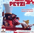 Petzi - Drei Landratten bauen ein Schiff, 1 Audio-CD (Audio book)