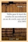 J. -F Bourret, Bourret-j - Tables pour le trace des courbes