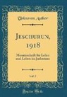 Unknown Author - Jeschurun, 1918, Vol. 5
