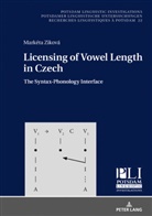 Markéta Ziková, Peter Kosta - Licensing of Vowel Length in Czech