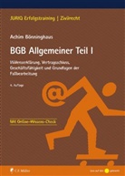 Achim Bönninghaus - BGB Allgemeiner Teil I