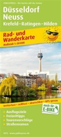 PublicPress Rad- und Wanderkarte Düsseldorf - Neuss