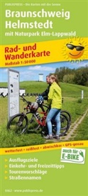 PublicPress Rad- und Wanderkarte Braunschweig, Helmstedt mit Naturpark Elm-Lappwald