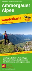 PublicPress Wanderkarte Ammergauer Alpen