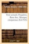 Benjamin Fondane, Fondane-b - Trois scenarii. paupieres, barre