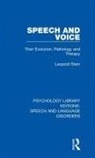 Leopold Stein - Speech and Voice