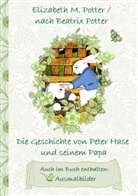 Beatrix Potter, Elizabeth Potter, Elizabeth M Potter, Elizabeth M. Potter - Die Geschichte von Peter Hase und seinem Papa (inklusive Ausmalbilder, deutsche Erstveröffentlichung! )