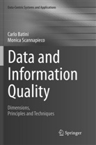 Carl Batini, Carlo Batini, Monica Scannapieco - Data and Information Quality