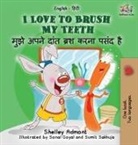 Shelley Admont, Kidkiddos Books, S. A. Publishing - I Love to Brush My Teeth (English Hindi children's book)