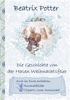Beatri Potter, Beatrix Potter, Elizabeth M Potter, Elizabeth M. Potter - Die Geschichte von der Hasen Weihnachtsfeier (inklusive Ausmalbilder und Cliparts zum Download)